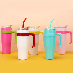Premium Insulated Tumbler With Straw