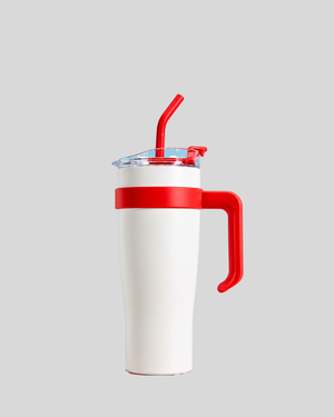 Premium Insulated Tumbler With Straw