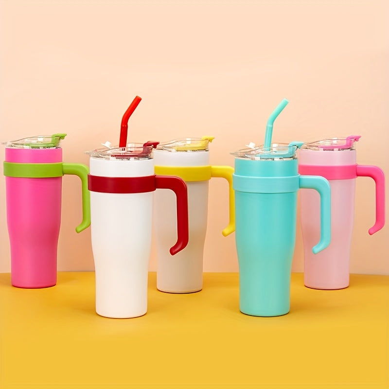 Premium Insulated Tumbler With Straw
