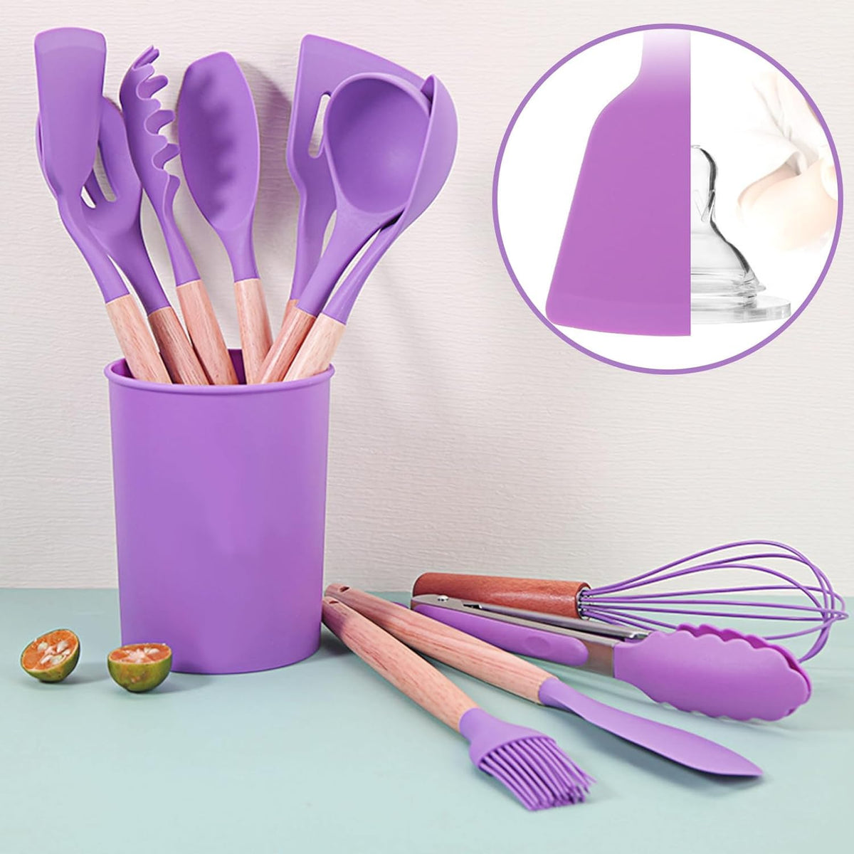 Silicone Kitchen Utensil Set