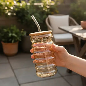 Chubby Coffee Glass Cup
