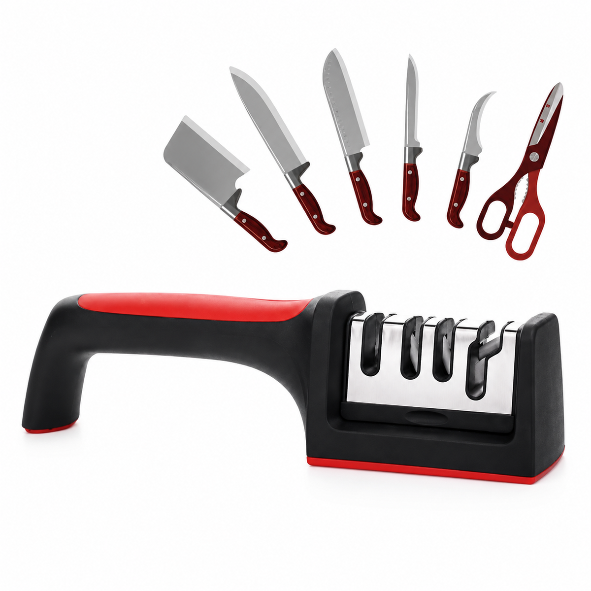 4-Stage Kitchen Knife Sharpener
